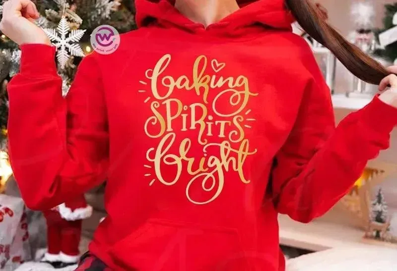 Adult Hoodies -Christmas Gold-A