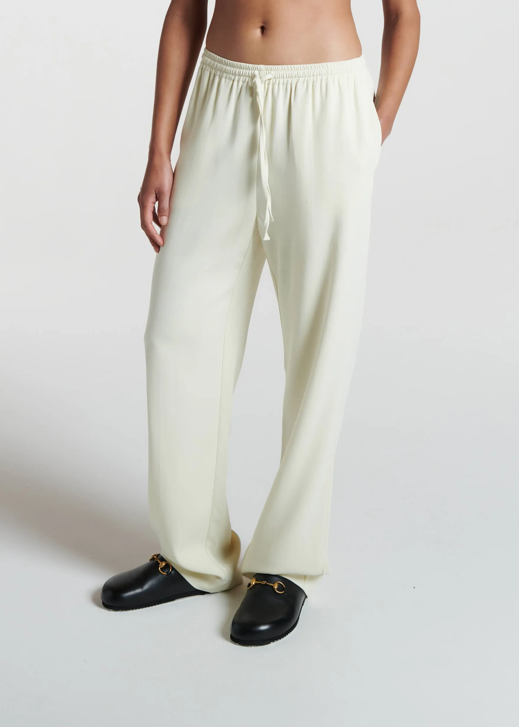 Aurelia Trouser Papyrus Viscose Crepe