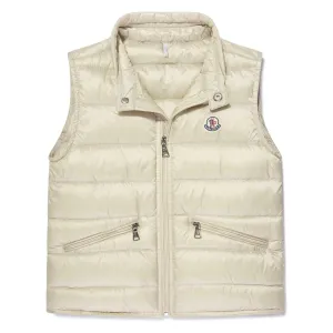 Beige Gui Down Vest