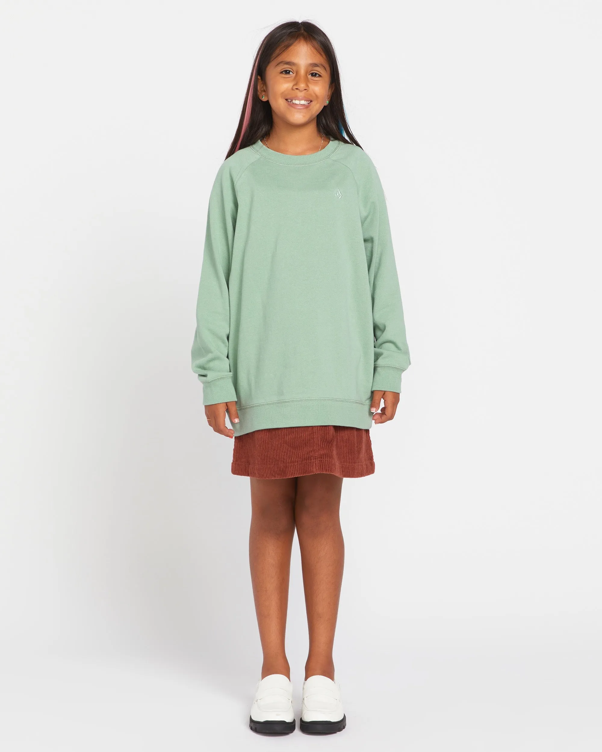 Big Girls Truly Stokin Pullover Hoodie - Sea Spray