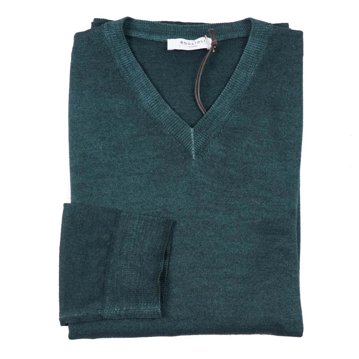 Boglioli Garment-Dyed Merino Wool Sweater