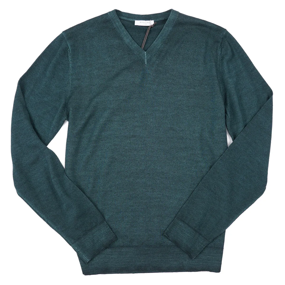 Boglioli Garment-Dyed Merino Wool Sweater