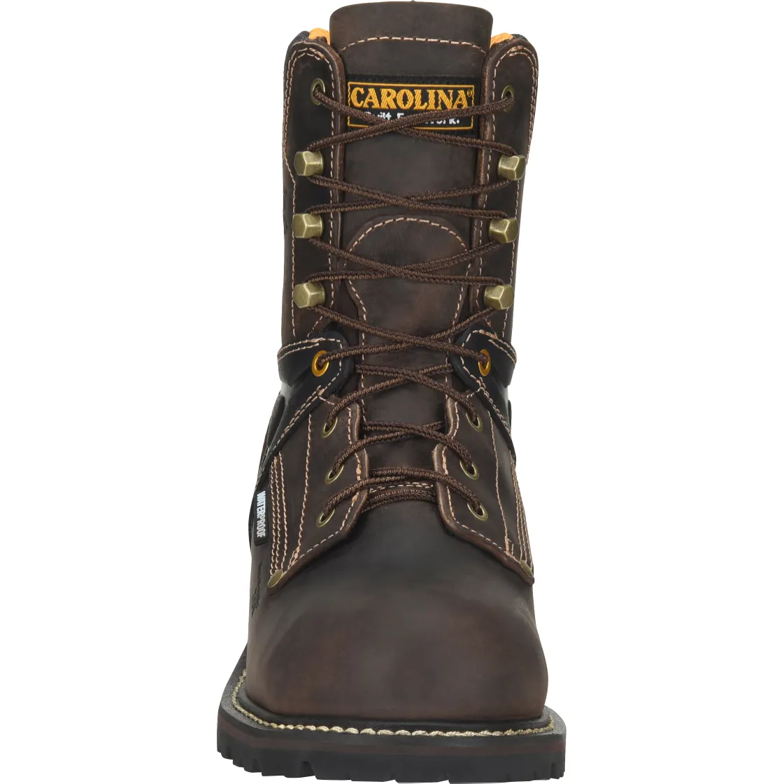 Carolina Men's Timber 8" Comp Toe WP Logger Work Boot - Brown - CA6921