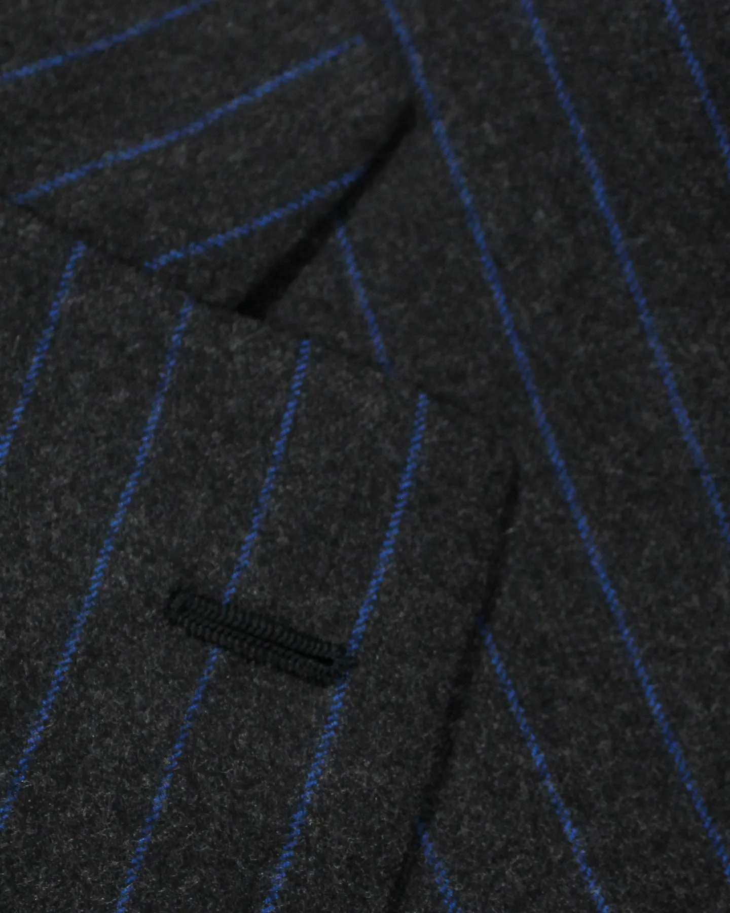 Cesare Attolini Suit Gray Royal Blue Stripes - Pleated Pants EU 50/ US 40 SALE