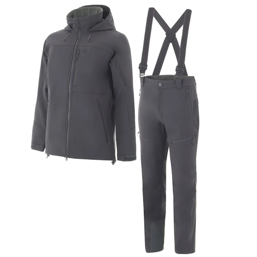 FHM Stream Waterproof Softshell Suit Grey