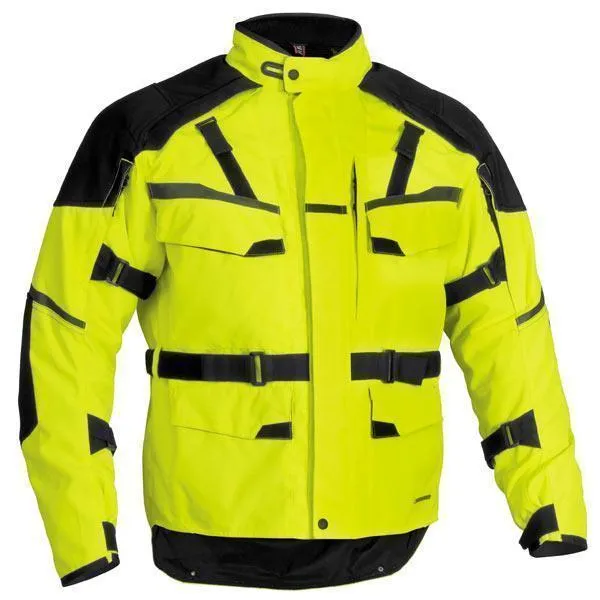 Firstgear 'Jaunt T2' Mens Hi-Viz Yellow Textile Jacket