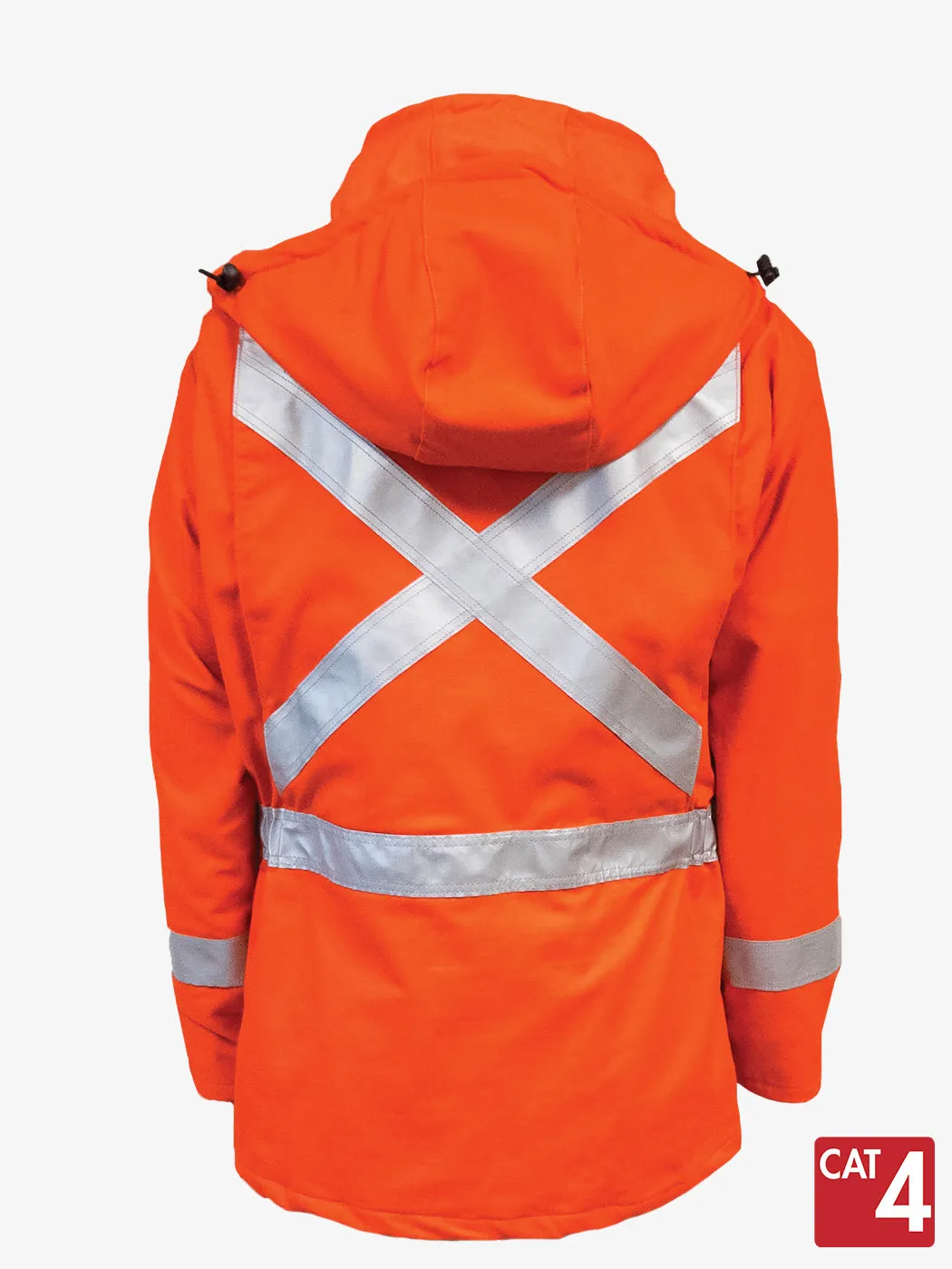 FR 3 In 1 Parka by IFR Workwear - Style USO513 - Orange