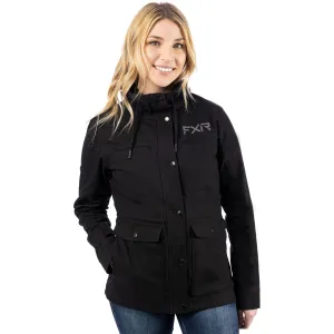 FXR Ivy Canvas Snowmobile Jacket Black