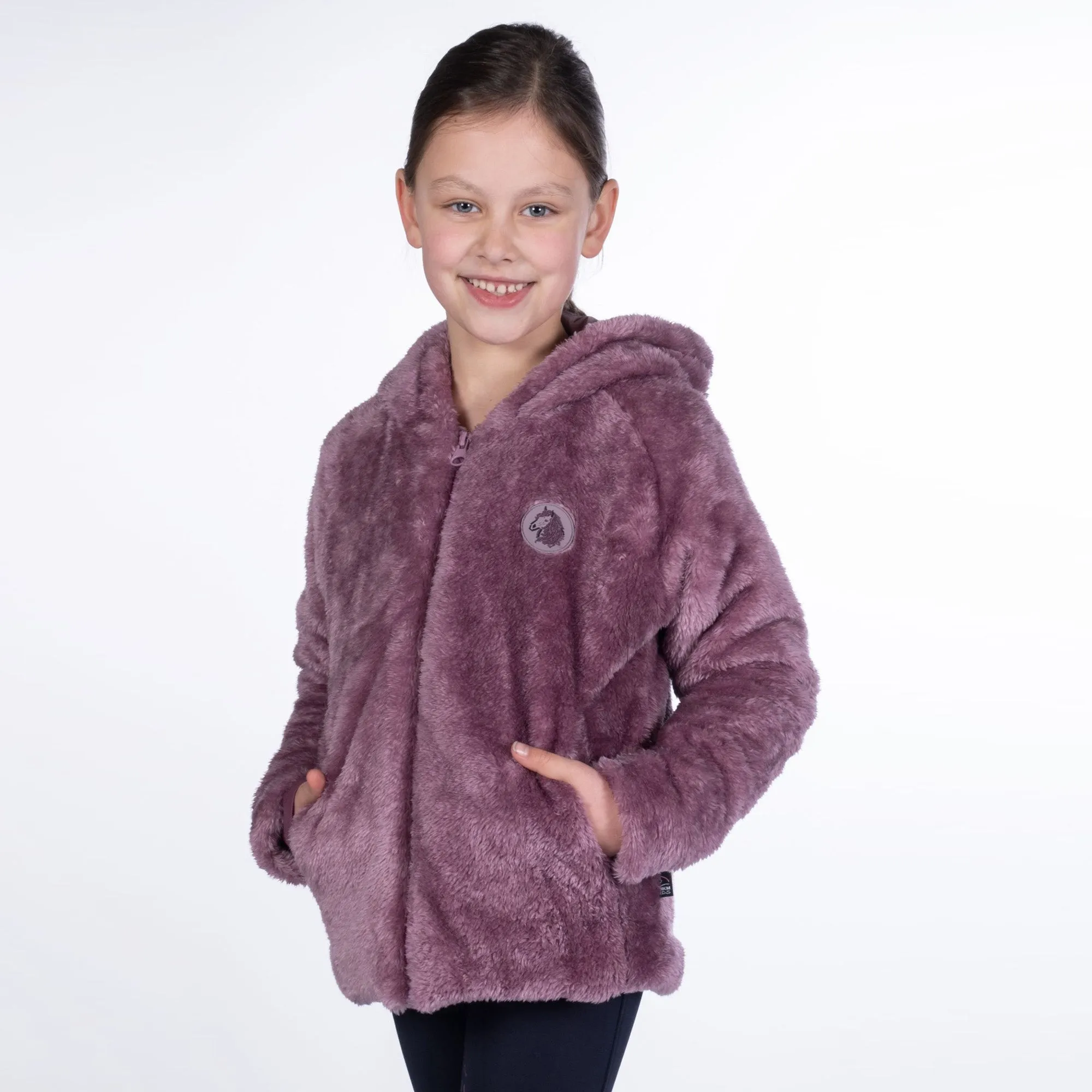 Hkm Kids Alva Teddy Jacket - Lilac