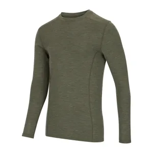 Hoggs of Fife 100% Merino Wool Crew Neck Long Sleeve Top