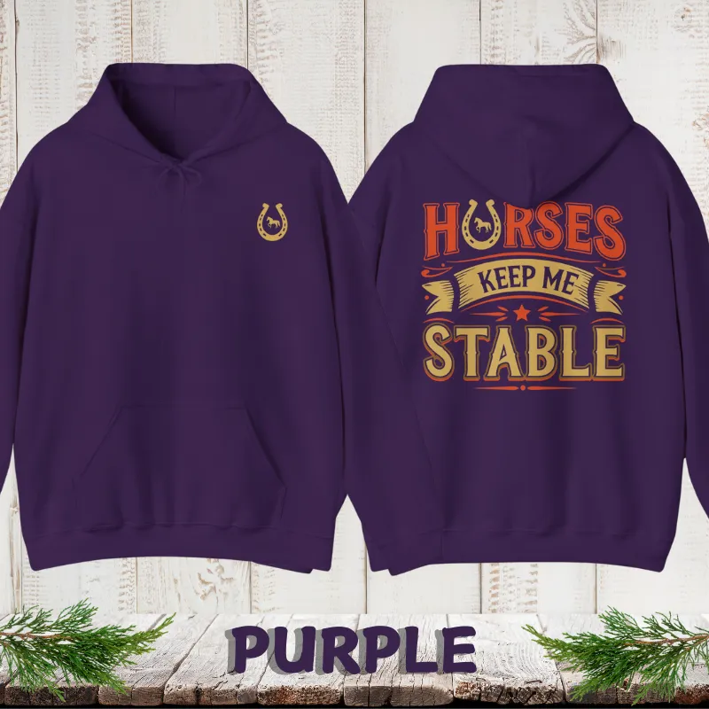 Horses Keep Me Stable | Men's Hoodie