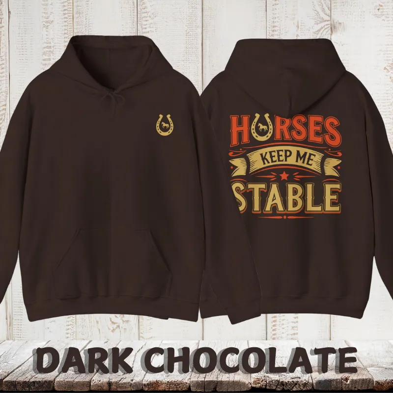 Horses Keep Me Stable | Men's Hoodie