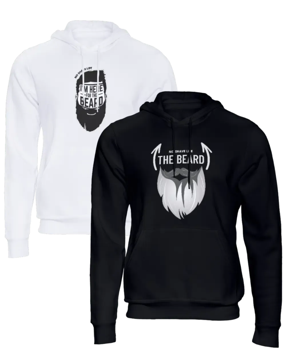 I'm Here for the Beard/The Beard Couple Hoodie