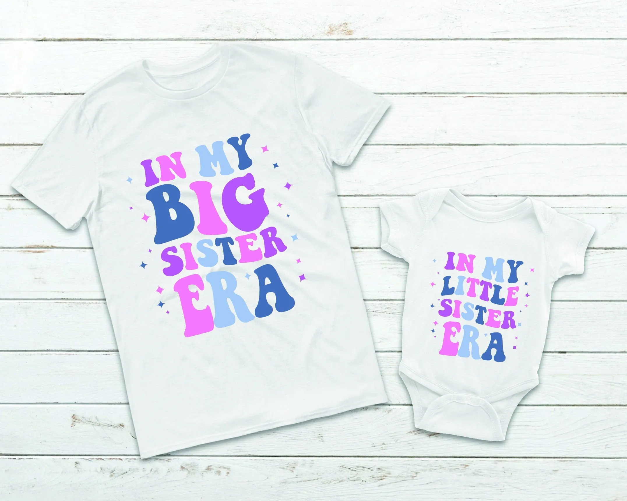 In My Big Sister Era, In My Little Sister Era T-shirt - Big Sister T-shirt - Little Sister T-shirt - Matching Sibling T-shirts