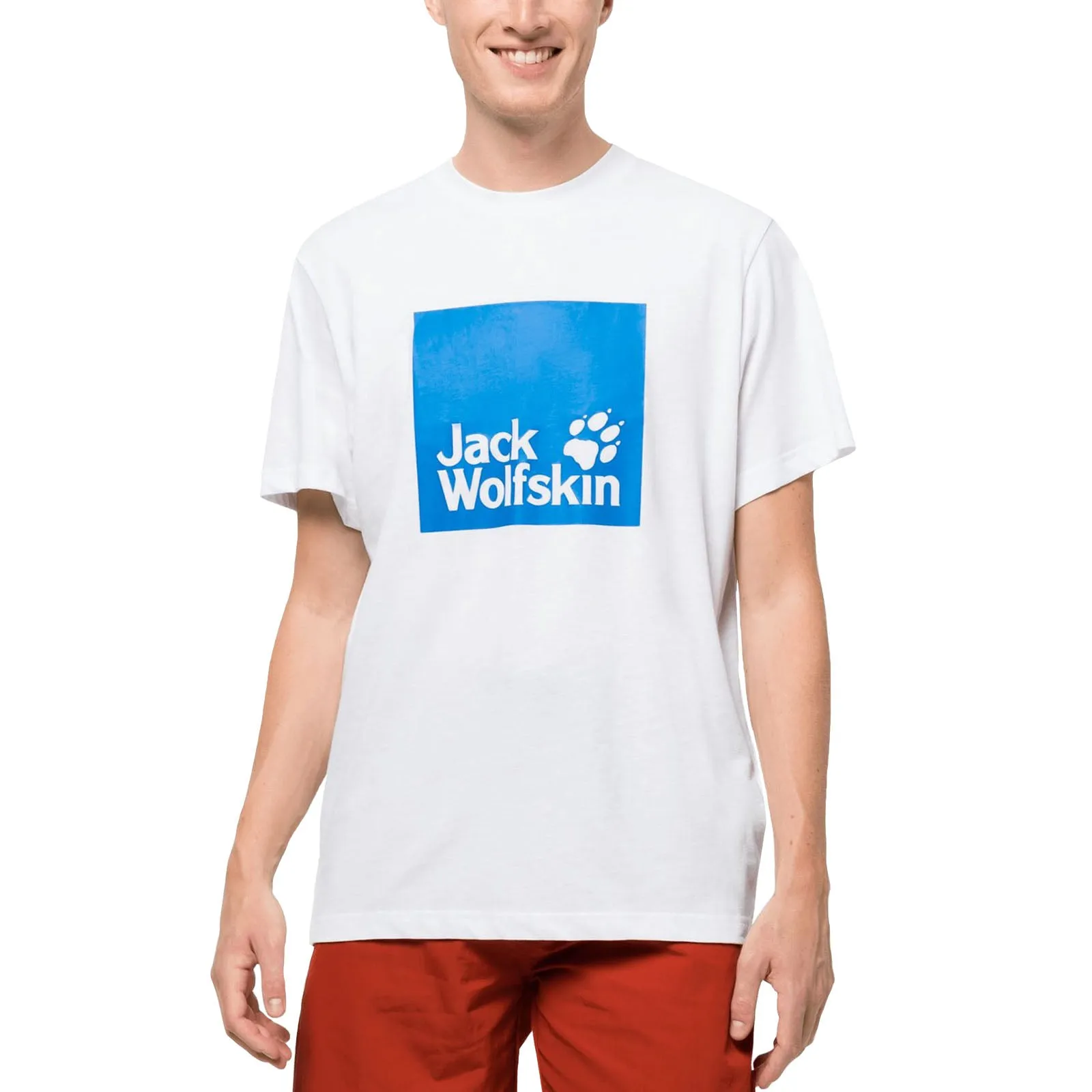 Jack Wolfskin Mens Ocean Logo Cotton T-Shirt