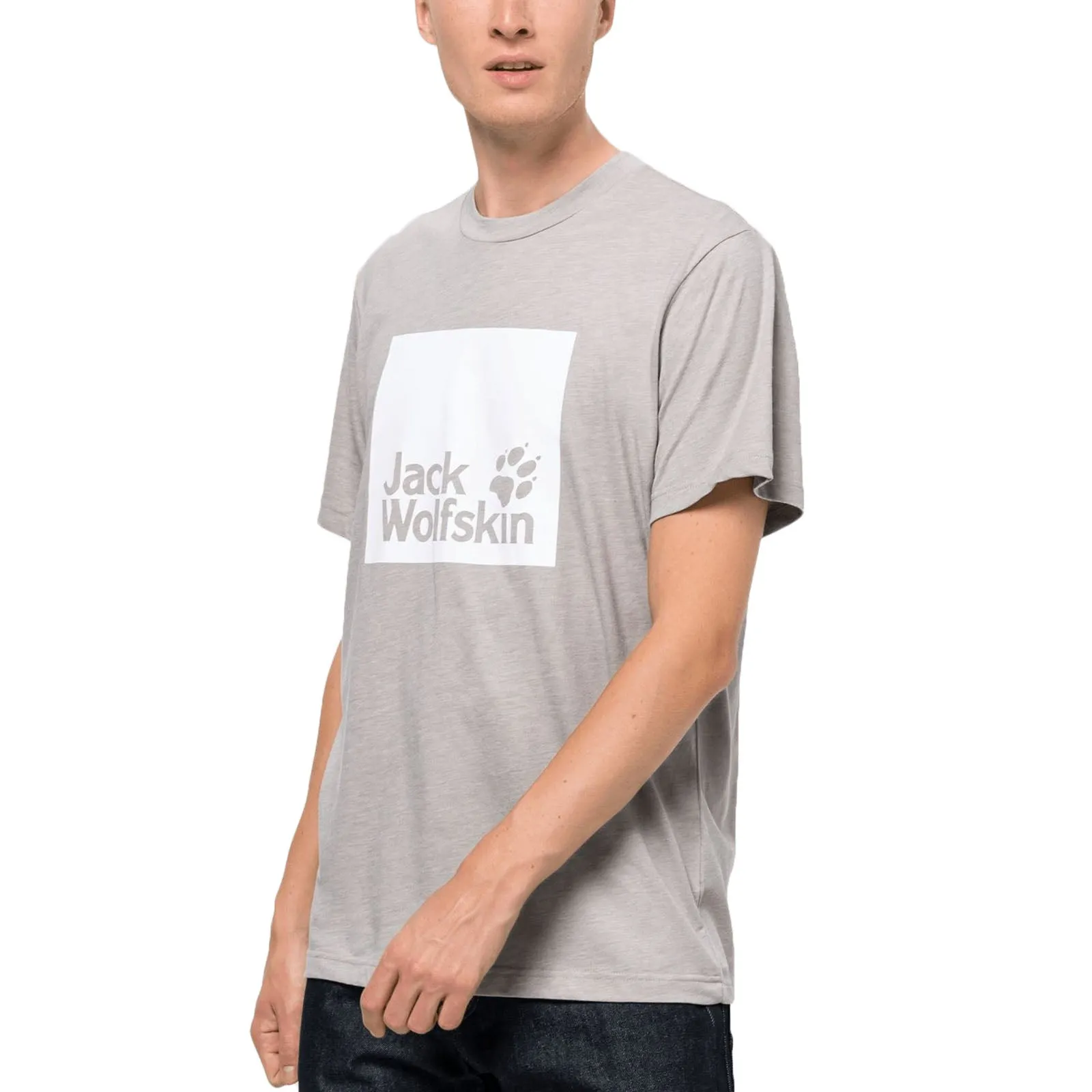 Jack Wolfskin Mens Ocean Logo Cotton T-Shirt