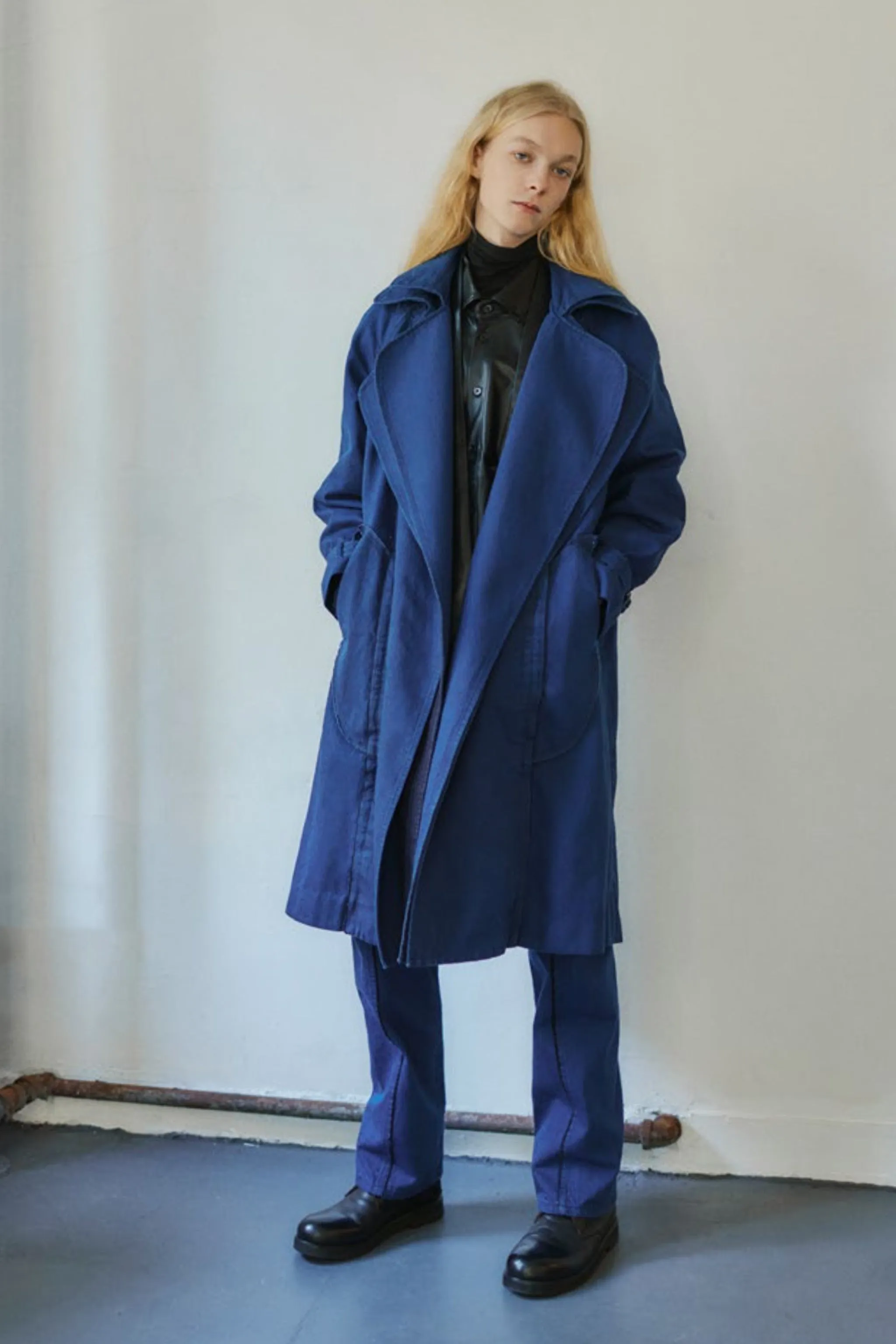 Jarman Blue Double Trenchcoat