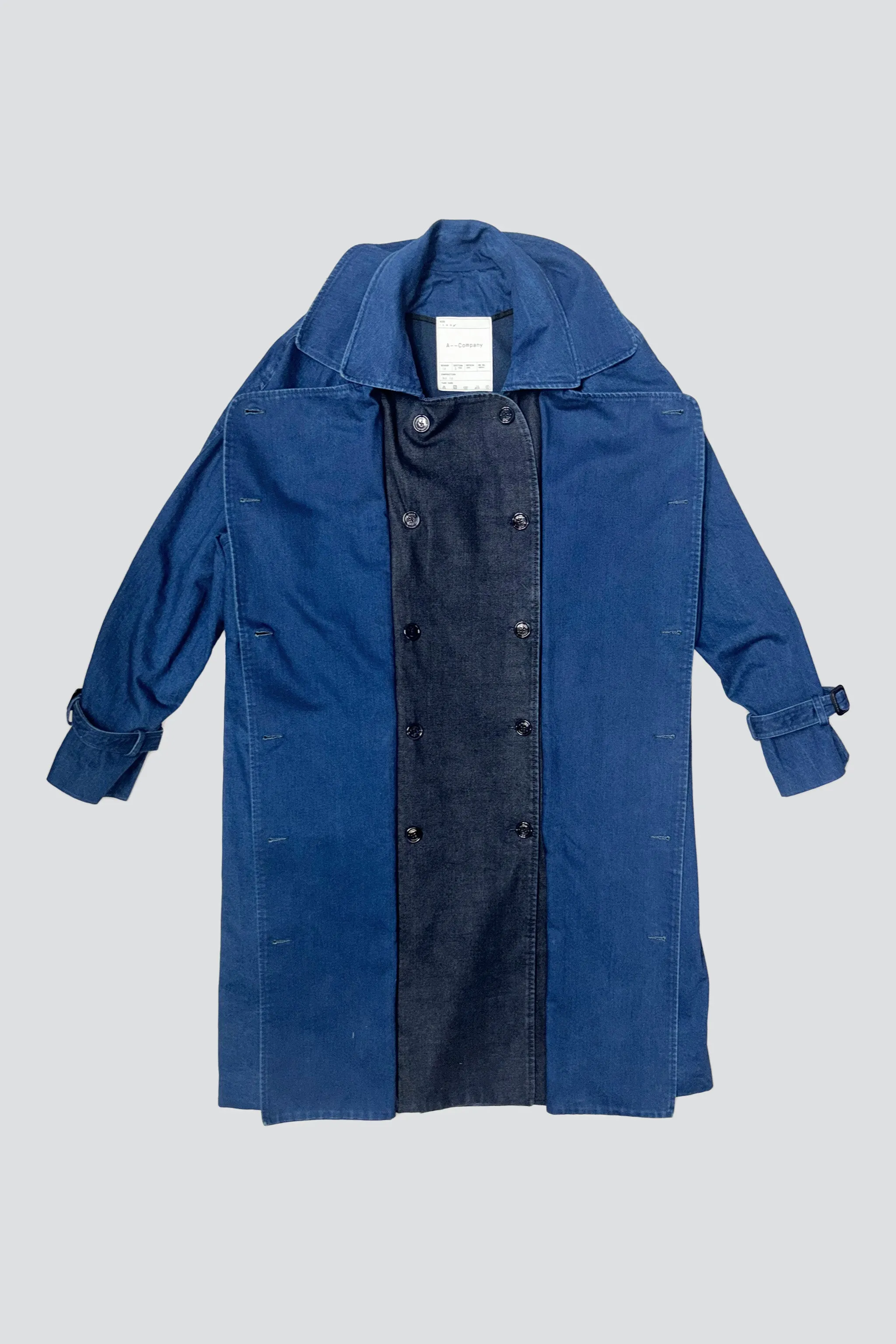 Jarman Blue Double Trenchcoat