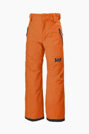 Kids Snowpants Helly Hansen Legendary Neon Orange