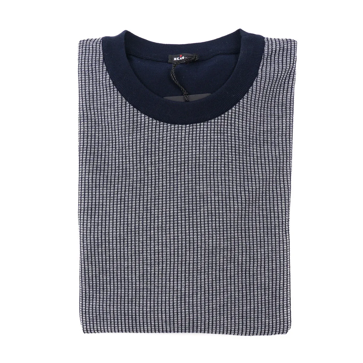 Kiton Short-Sleeve Knit Cotton Sweater