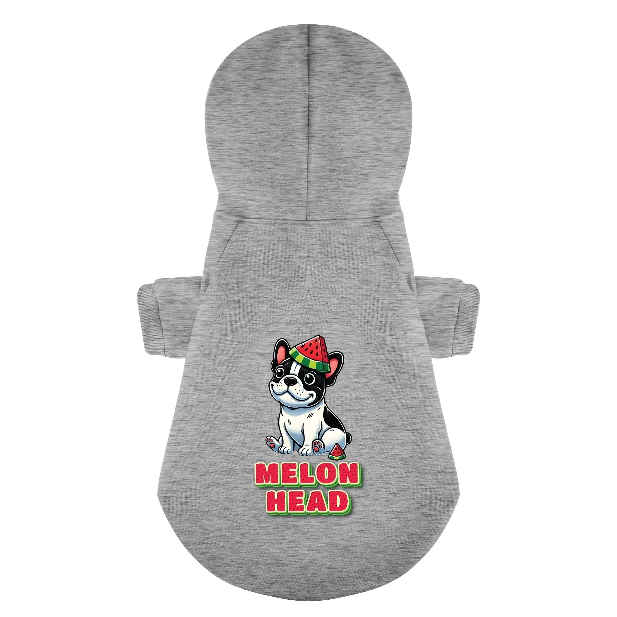 MELON HEAD - Personalized French Bulldog Hoodies with Funny Quotes – Stylish, Cozy, and Premium 100% Cotton