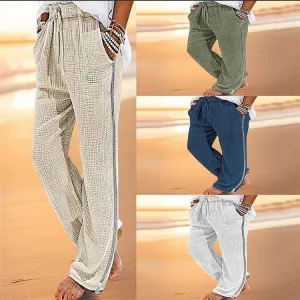 Men's Casual Drawstring Zipper Stretch Pants