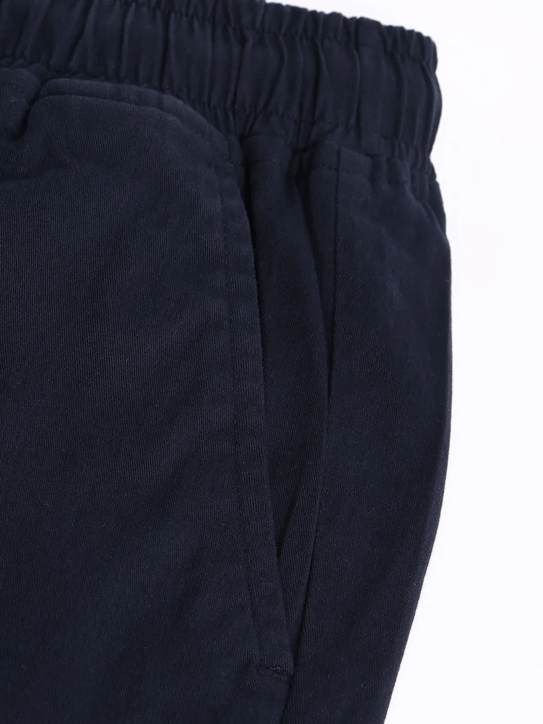 Men's Straight Fit Cotton Joggers (Navy)