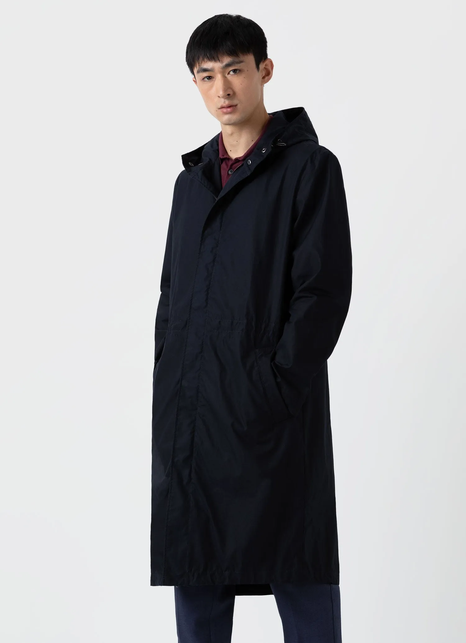 Men's Ventile Parka in Dark Navy