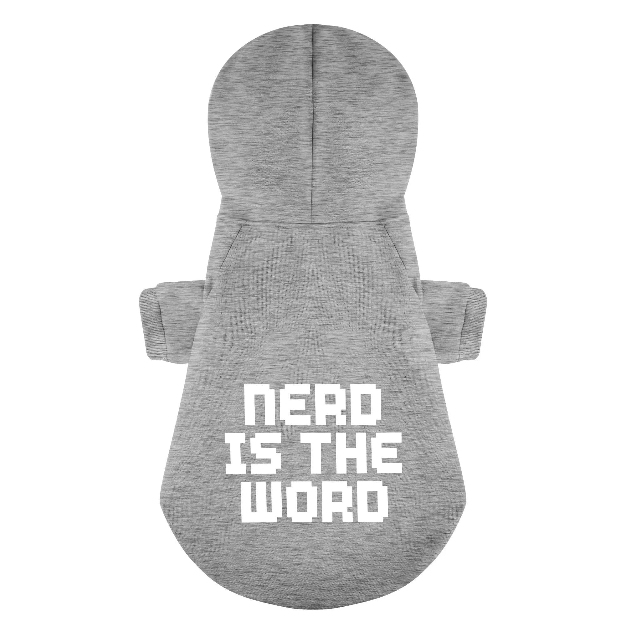 Nerd is the Word - Personalized French Bulldog Hoodies with Funny Quotes – Stylish, Cozy, and Premium 100% Cotton