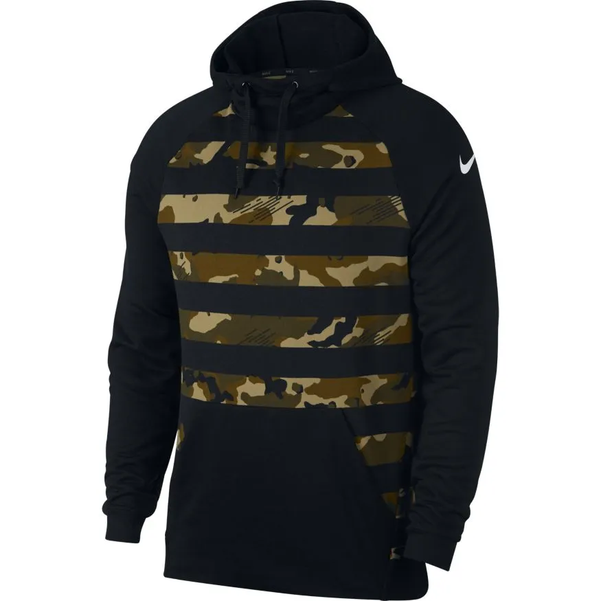 NIKE DRI-FIT TRAINING HOODIE - CAMO