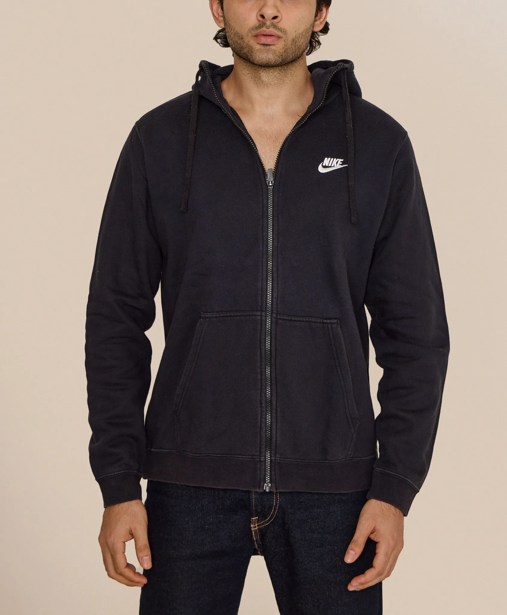 Nike Navy Blue Zip Up Hoodie