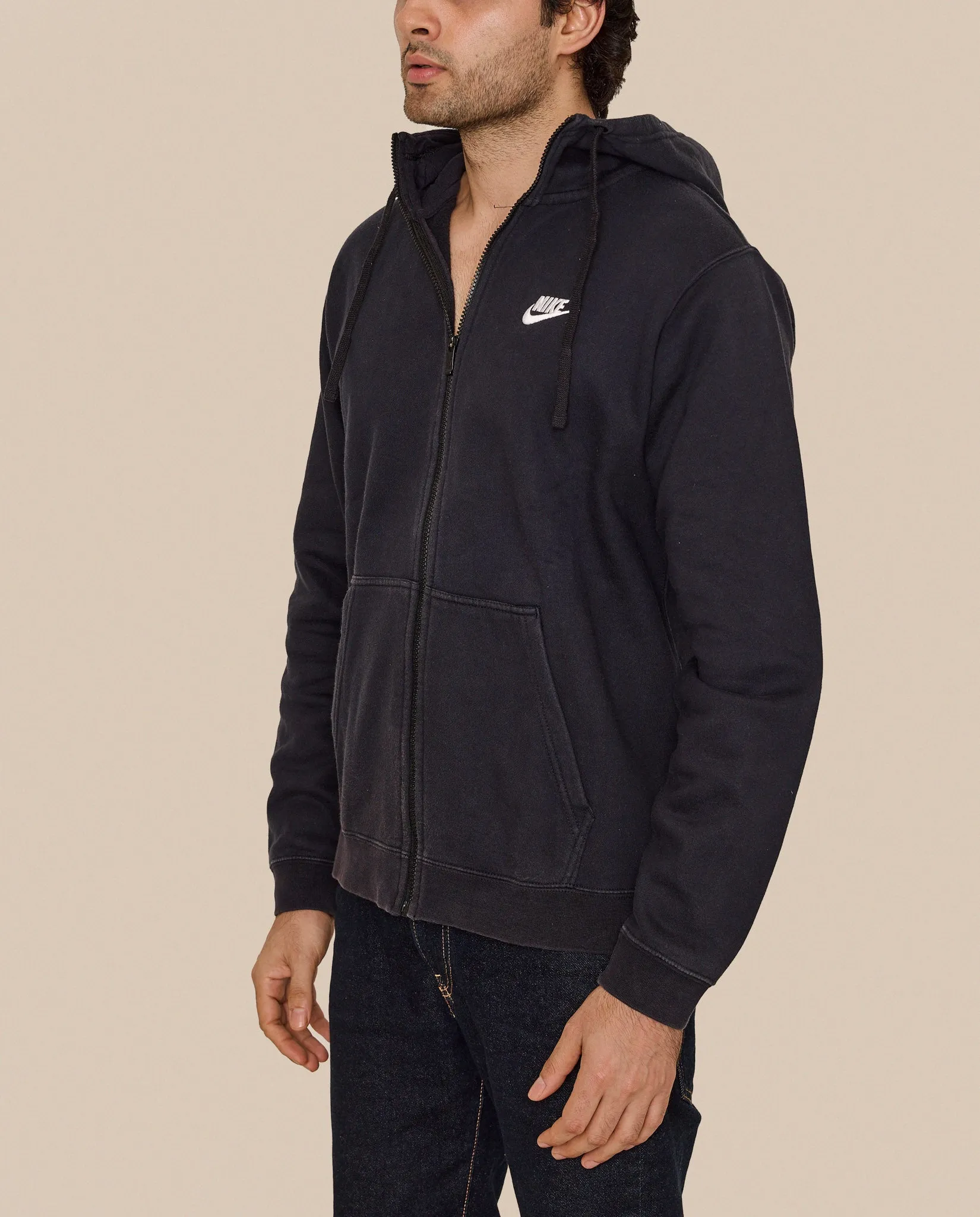 Nike Navy Blue Zip Up Hoodie