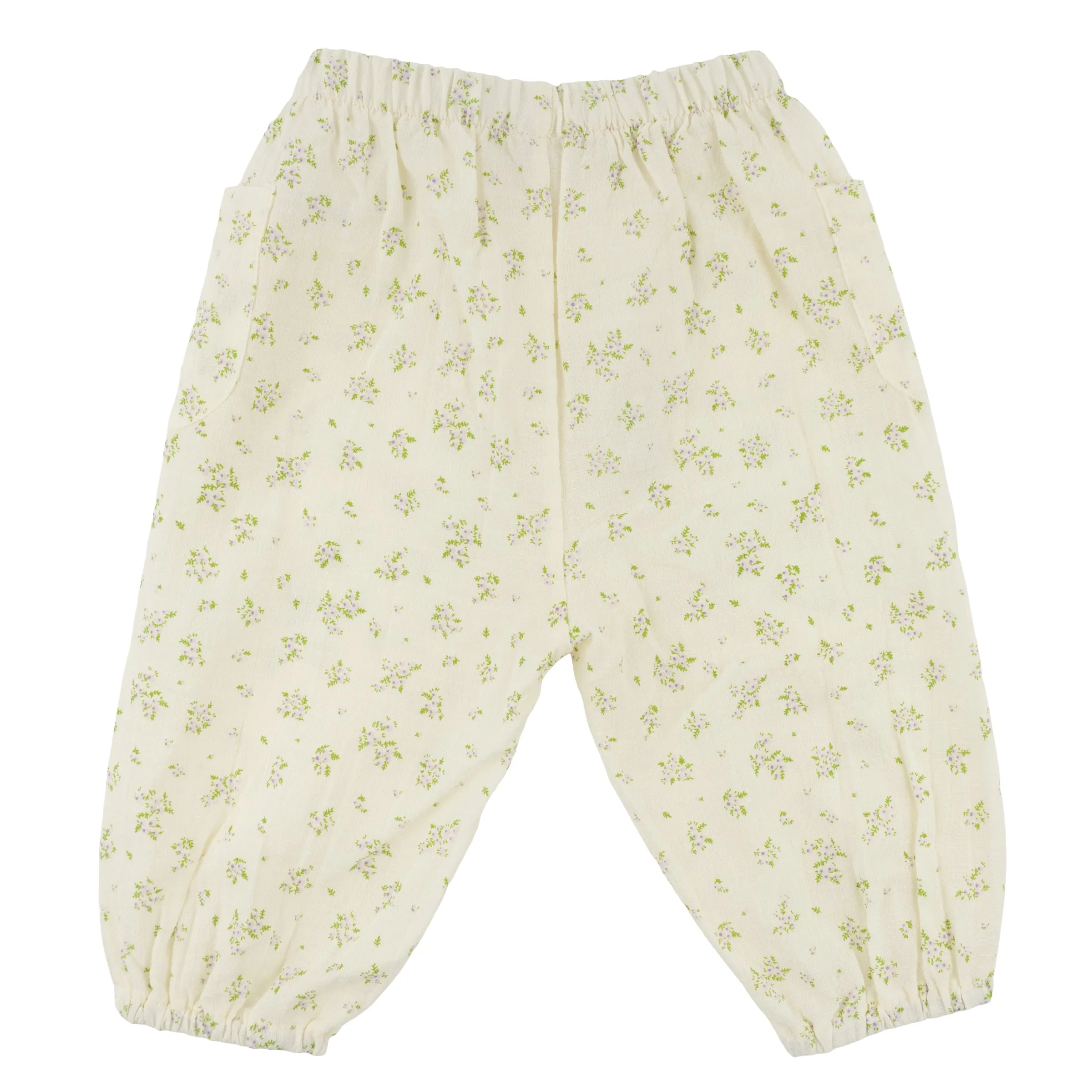 oh baby! Baby Pocket Pant - Petite Bouquet - Orchid