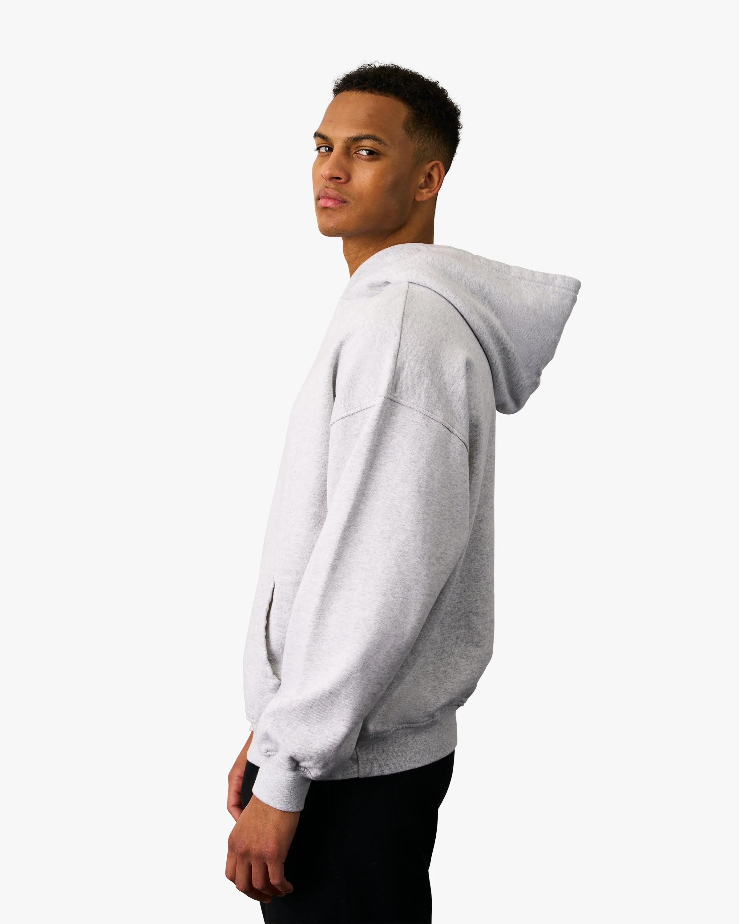 Organic Oversized Hood - Steel Blue