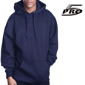 Pro 5 Men's Fleece Pull Over Hoodie Sweater Heavy Weight Navy Blue