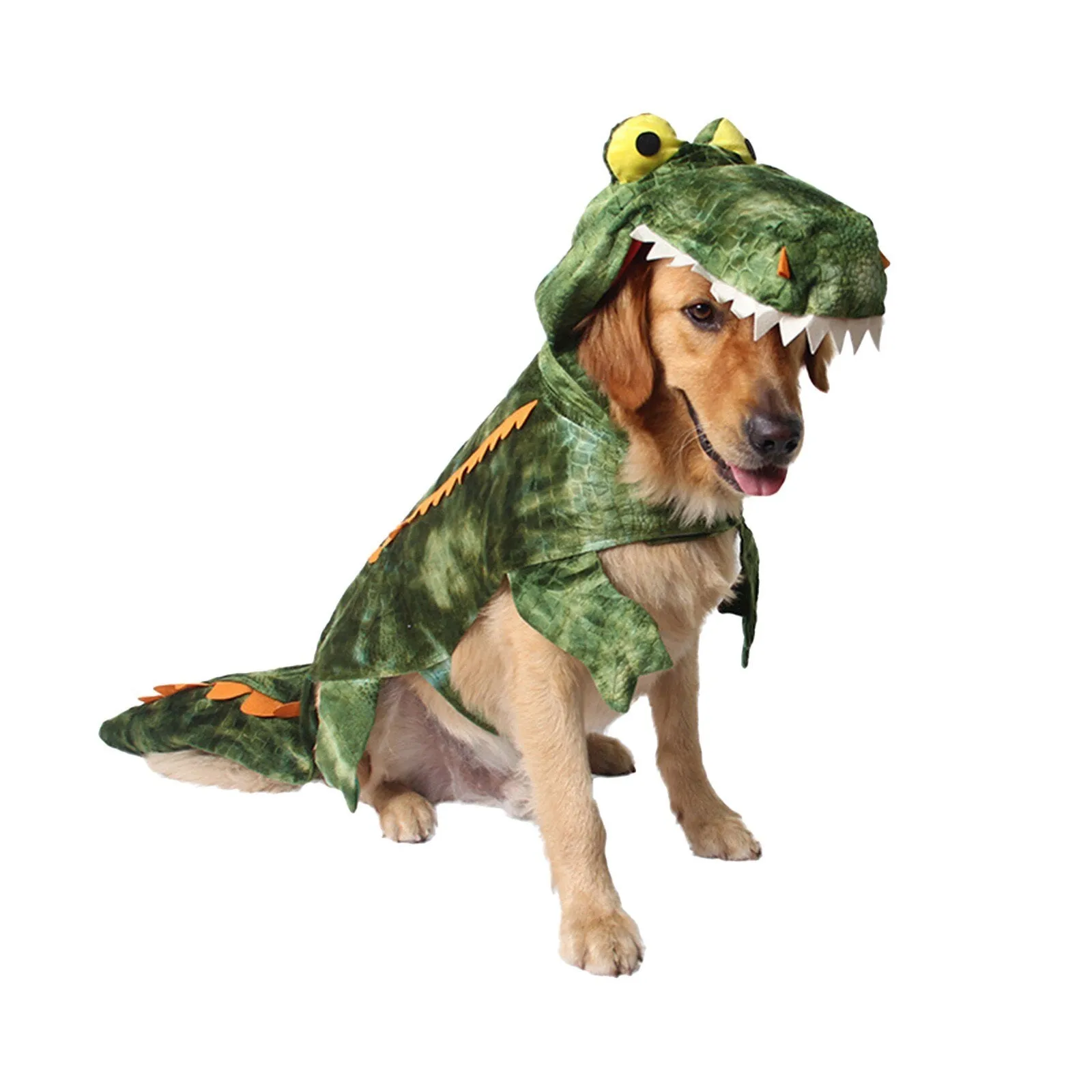 Roaring Fun: Crocodile Cosplay Hoodies for Playful Puppies - Perfect Pet Costume for Halloween Parties and Beyond!