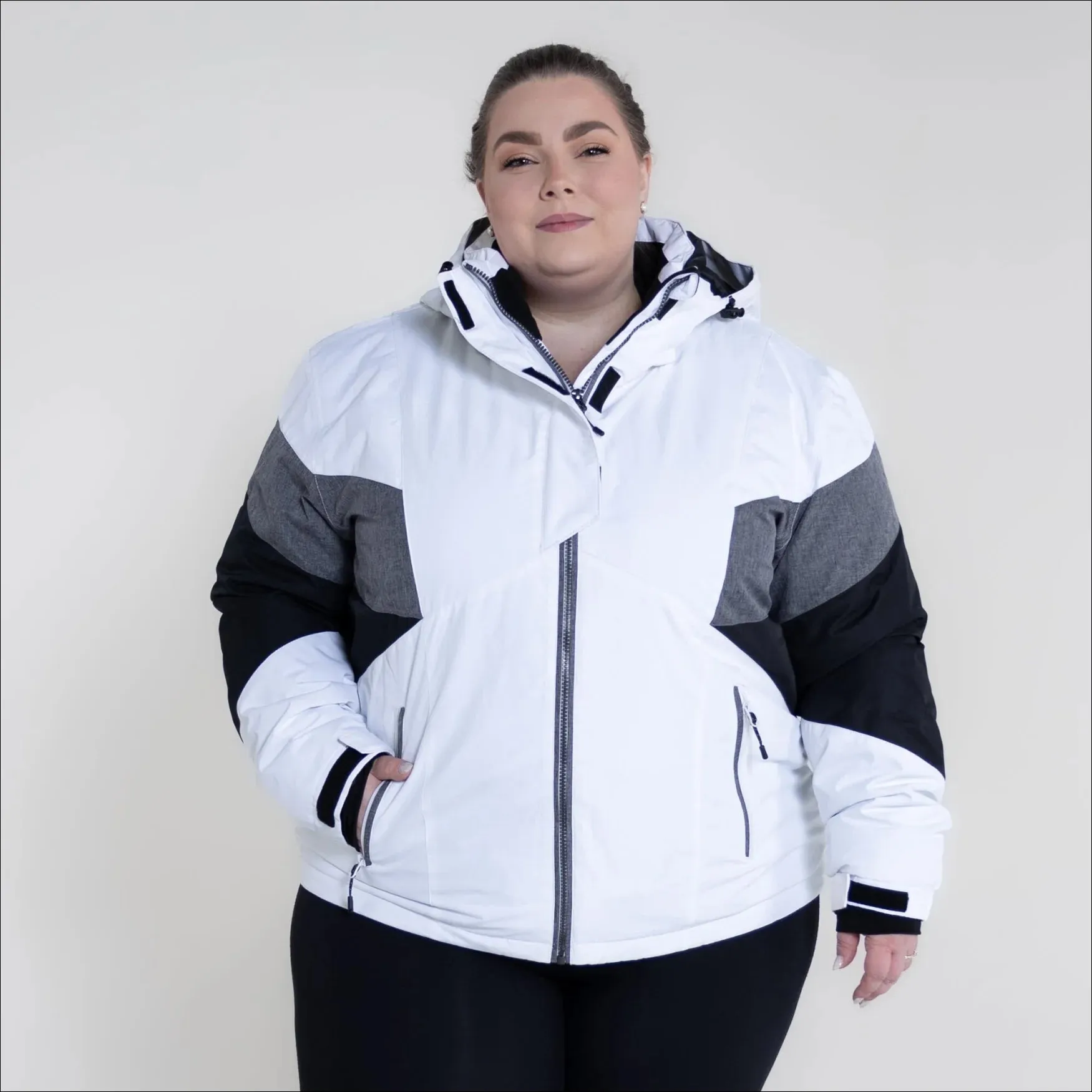 Snow Country Outerwear Women’s Plus Size Ski Jacket Coat 1X-6X Moonlight Insulated Winter