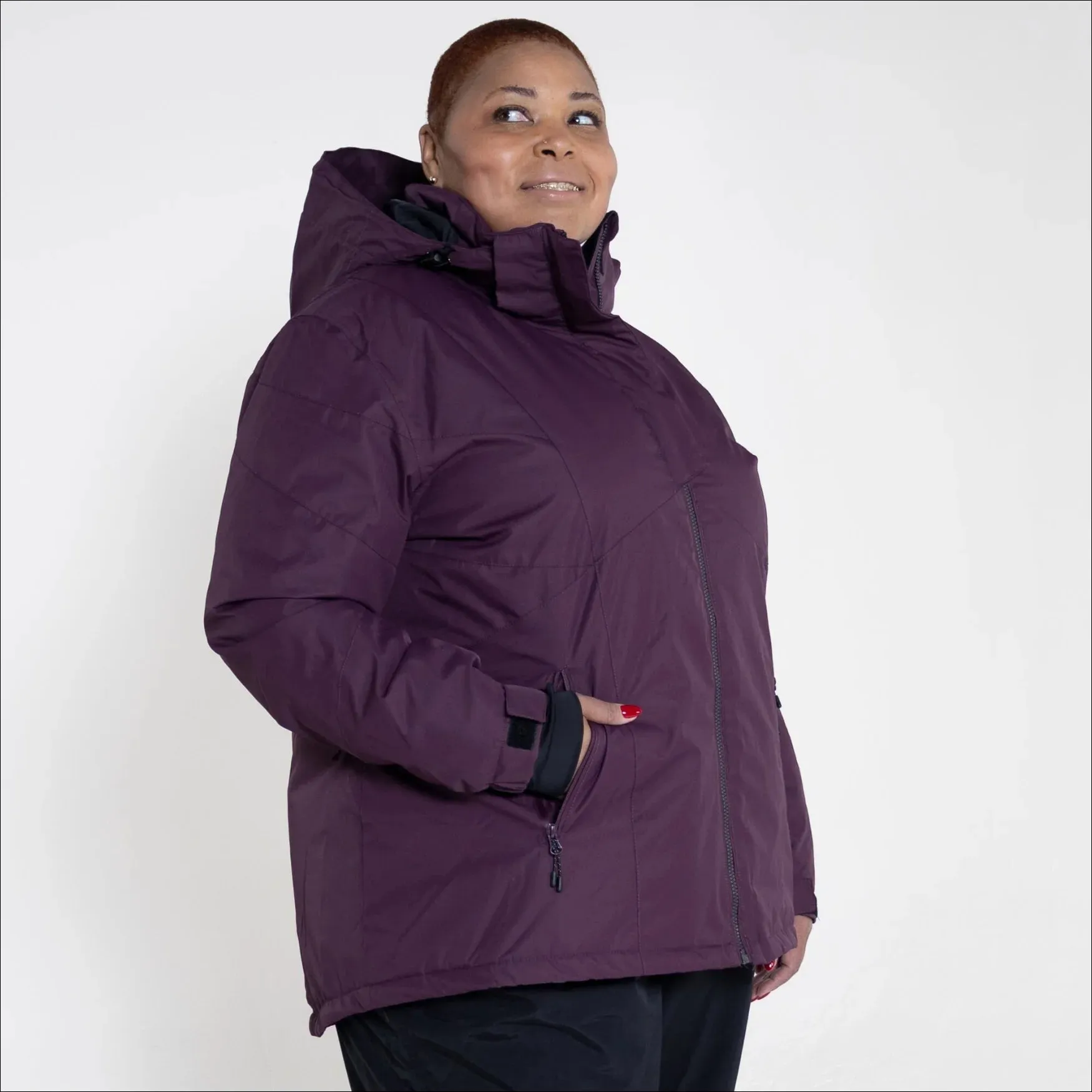 Snow Country Outerwear Women’s Plus Size Ski Jacket Coat 1X-6X Moonlight Insulated Winter