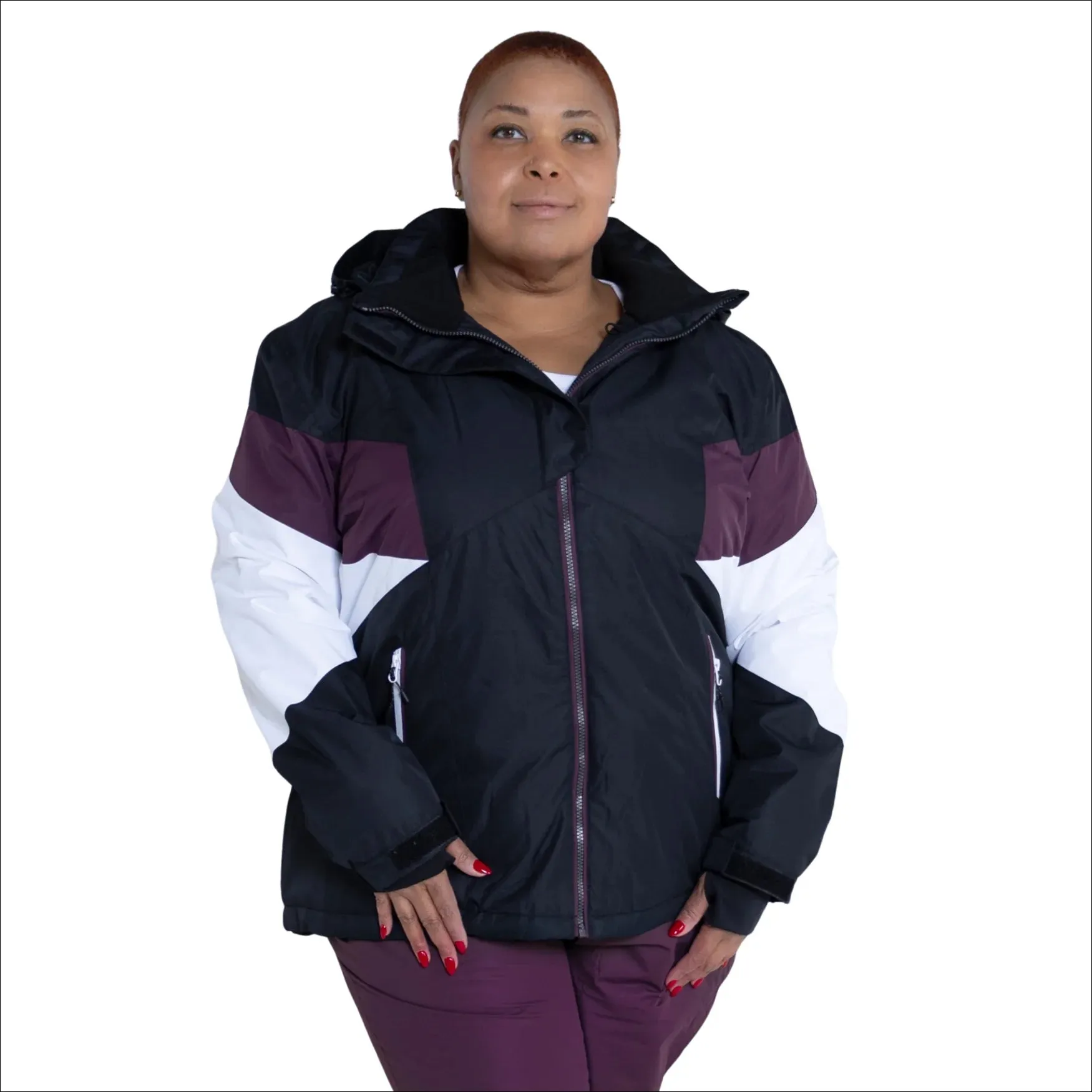 Snow Country Outerwear Women’s Plus Size Ski Jacket Coat 1X-6X Moonlight Insulated Winter