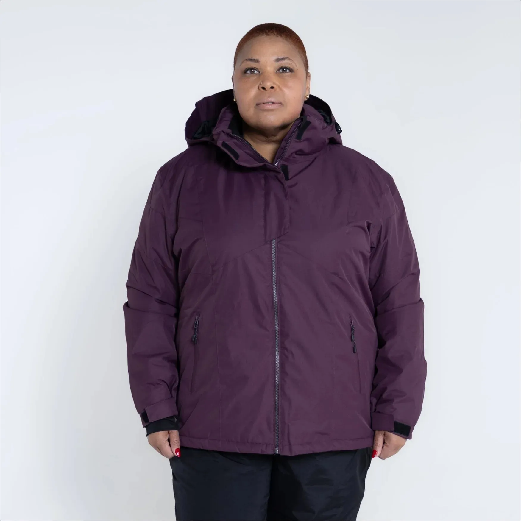 Snow Country Outerwear Women’s Plus Size Ski Jacket Coat 1X-6X Moonlight Insulated Winter