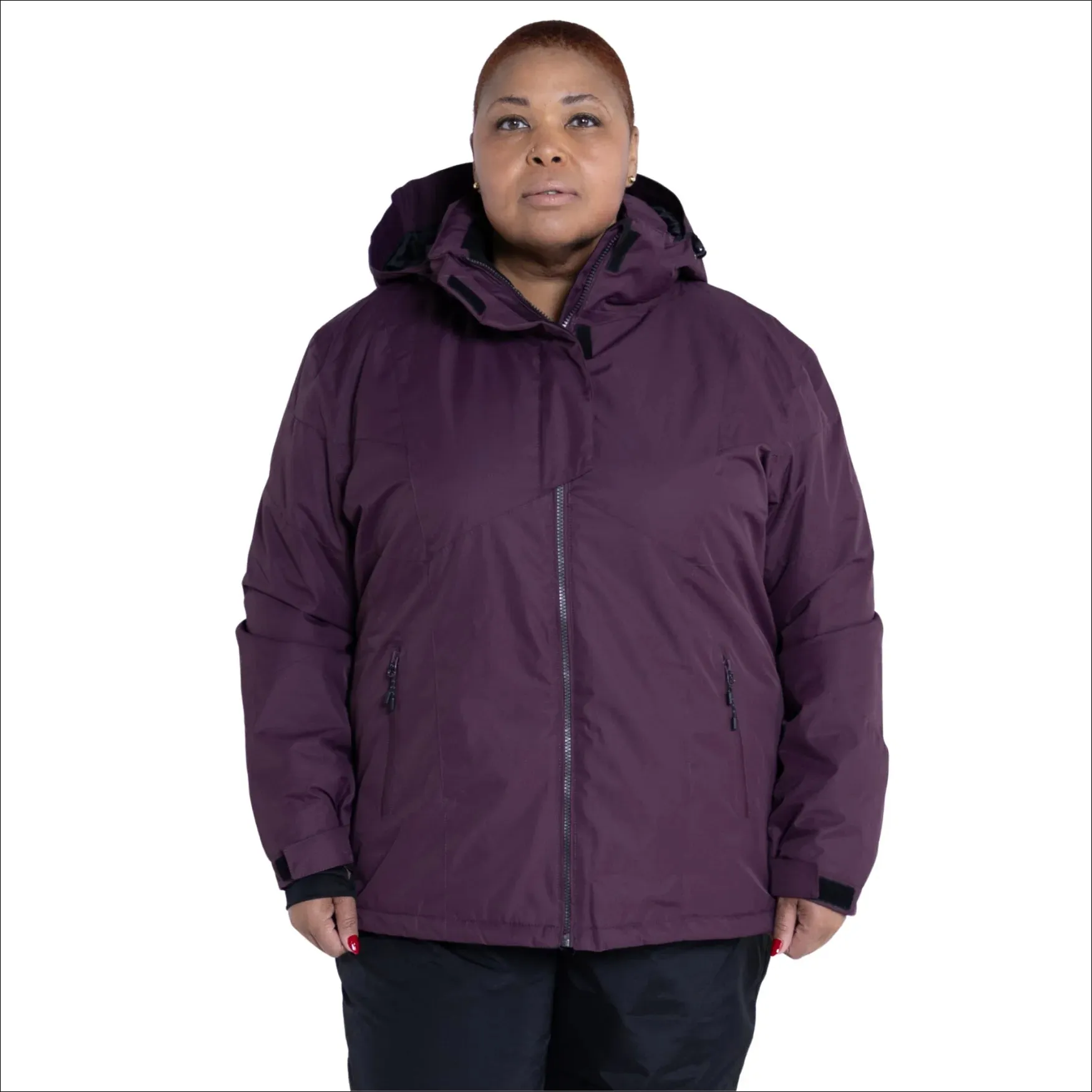 Snow Country Outerwear Women’s Plus Size Ski Jacket Coat 1X-6X Moonlight Insulated Winter