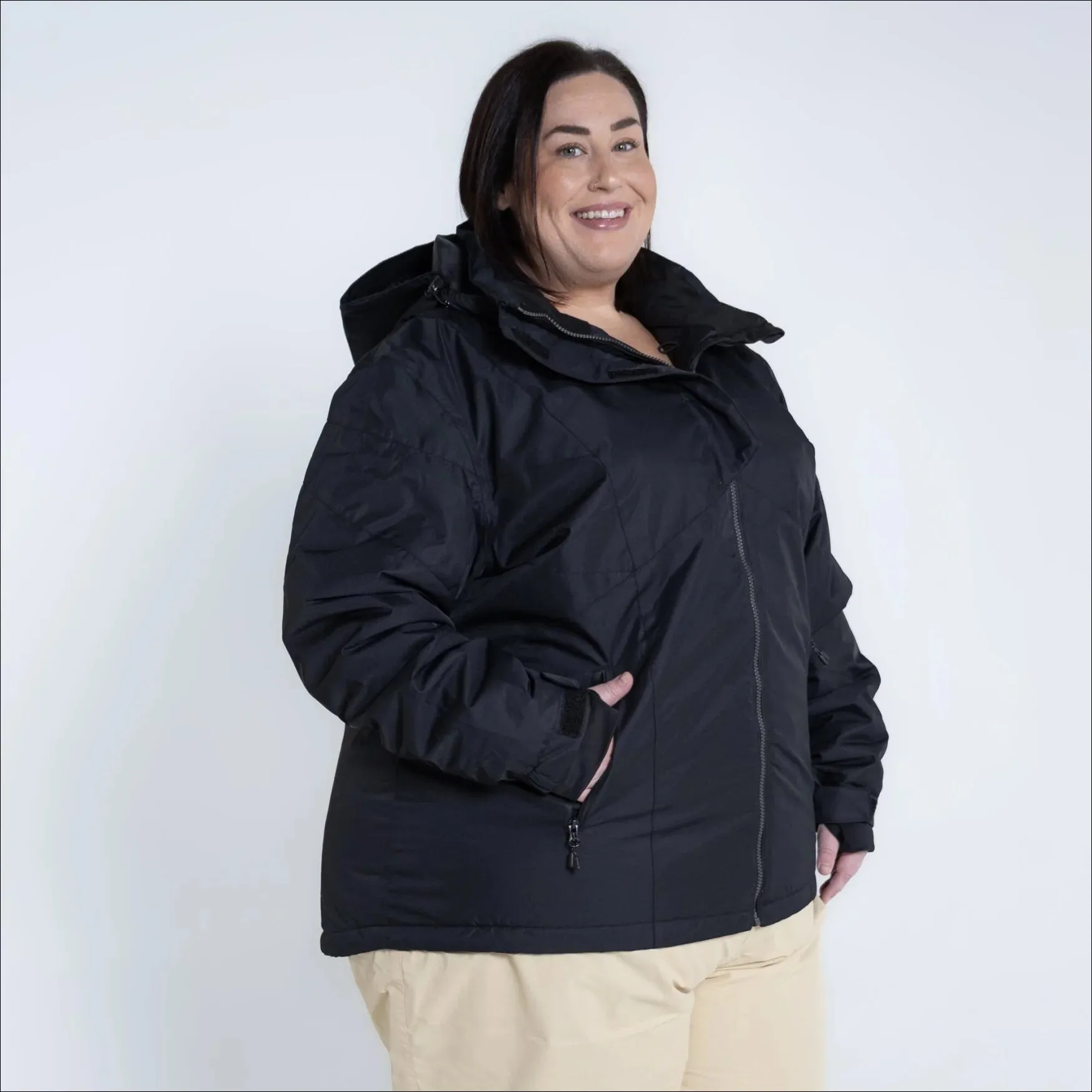 Snow Country Outerwear Women’s Plus Size Ski Jacket Coat 1X-6X Moonlight Insulated Winter