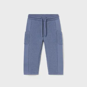 Steel Quilted Knit Pants