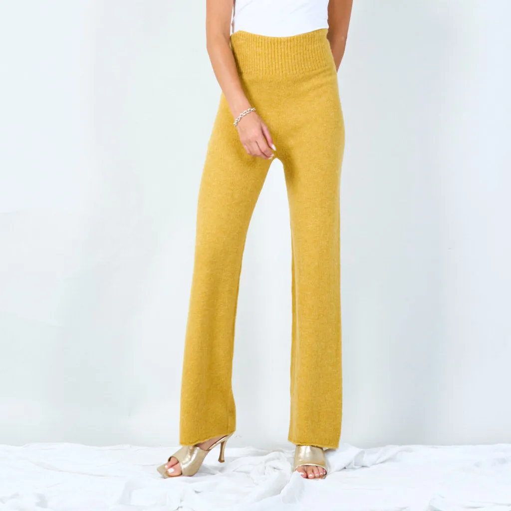 Stylish knit wide-leg pants wholesale