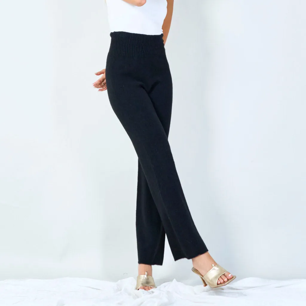 Stylish knit wide-leg pants wholesale