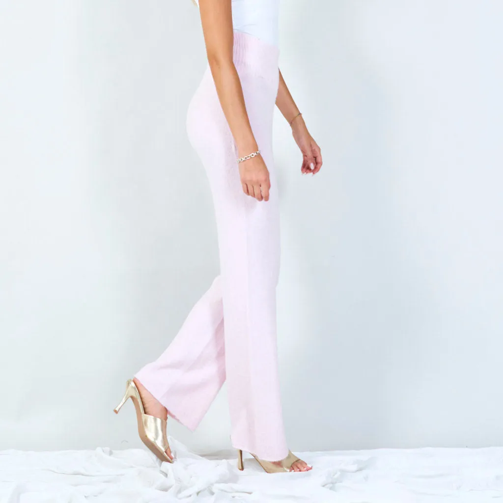 Stylish knit wide-leg pants wholesale