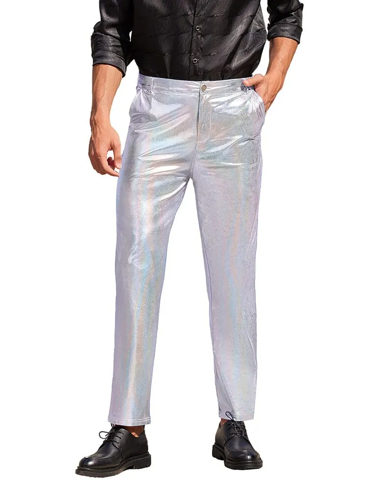 Stylish Metallic Shiny Pants