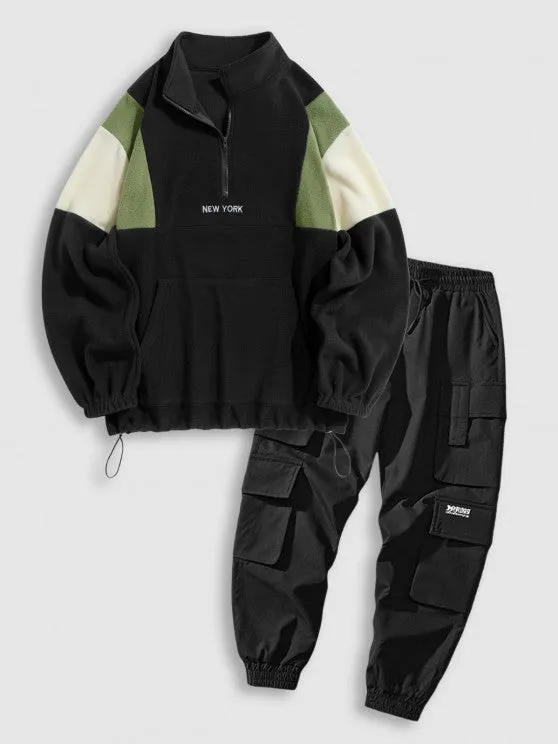 Stylish Sweatshirt And Cargo Pants Set