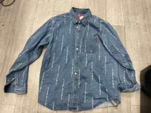 Supreme Denim Button Down Size Large