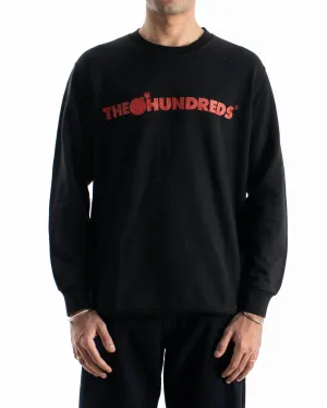 The Hundreds Logo Crewneck Black